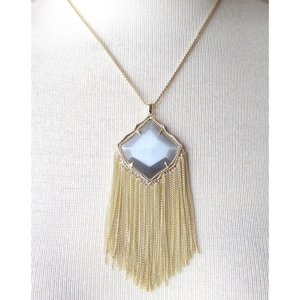NWT Kendra Scott Kingston Slates Cat Eye Nacklace